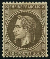 ** N°30 30c Brun, Pièce De Luxe Signé JF Brun - TB - 1863-1870 Napoléon III. Laure