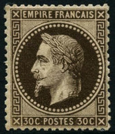 ** N°30b 30c Brun Noir - TB - 1863-1870 Napoléon III. Laure