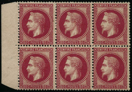 ** N°32 80c Rose, Bloc De 6 - TB - 1863-1870 Napoléon III Lauré