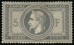 * N°33 5F Empire - TB - 1863-1870 Napoléon III Lauré