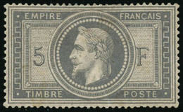 * N°33 5F Empire - TB - 1863-1870 Napoleon III With Laurels