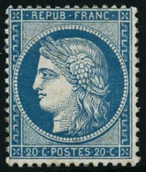 ** N°37 20c Bleu - TB - 1870 Siège De Paris