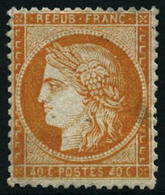 ** N°38 40c Orange - TB - 1870 Asedio De Paris