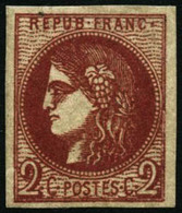 ** N°40Bf 2c Rouge-brique Foncé - TB - 1870 Emission De Bordeaux