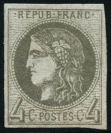 ** N°41b 4c Gris - TB - 1870 Emission De Bordeaux