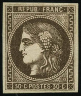 ** N°47 30c Brun - TB - 1870 Emission De Bordeaux