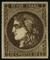 * N°47 30c Brun - TB - 1870 Emission De Bordeaux