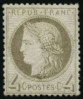 ** N°52 4c Gris - TB - 1871-1875 Cérès