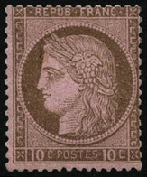 ** N°54 10c Brun S/rose - TB - 1871-1875 Ceres