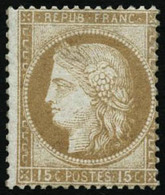 ** N°55 15c Bistre - TB - 1871-1875 Ceres