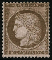 ** N°58 10c Brun S/rose - TB - 1871-1875 Ceres