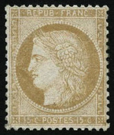 ** N°59 15c Bistre - TB - 1871-1875 Ceres