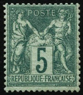 ** N°64 5c Vert, Pièce De Luxe - TB - 1876-1878 Sage (Type I)