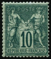 ** N°65 10c Vert - TB - 1876-1878 Sage (Typ I)