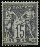 ** N°66 15c Gris - TB - 1876-1878 Sage (Typ I)