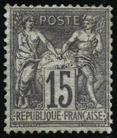 ** N°66 15c Gris - TB - 1876-1878 Sage (Type I)