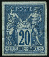 ** N°73c 20c Bleu (granet) - TB - 1876-1898 Sage (Tipo II)