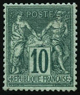 ** N°76 10c Vert, Pièce De Luxe - TB - 1876-1898 Sage (Tipo II)