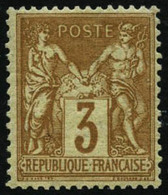 ** N°86 3c Bistre-jaune - TB - 1876-1898 Sage (Type II)