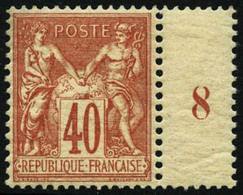 ** N°94 40c Orange, Pièce De Luxe - TB - 1876-1898 Sage (Type II)