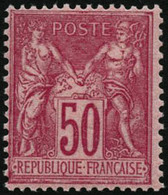 ** N°98 50c Rose - TB - 1876-1898 Sage (Type II)