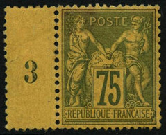 ** N°99 75c Violet S/orange, Pièce De Luxe - TB - 1876-1898 Sage (Type II)
