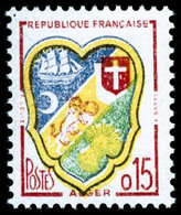 ** N°1232 15c Polychrome, Couleur Quasi Absente Au Niveau Du Blason, Belle Variété D'impression - TB - Autres & Non Classés