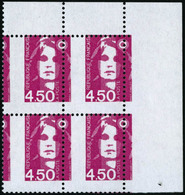 ** N°3007 4F50 Rose, Bloc De 4 Superbe Piquage à Cheval - TB - Sonstige & Ohne Zuordnung