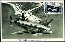 CP N°30/3 S/4 Cartes 1er Jour 16/1/54 - TB - Otros & Sin Clasificación