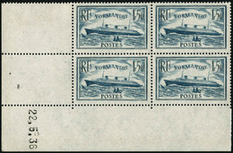 ** N°300 1F50 Bleu Clair, Bloc De 4 CD 22/5/36 - TB - Sonstige & Ohne Zuordnung