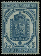 ** N°11 5c Bleu Très RARE - TB - Zeitungsmarken (Streifbänder)