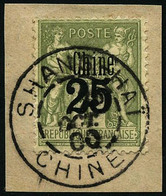 Oblit. N°18 25s1F Vert-bronze - TB - Sonstige & Ohne Zuordnung