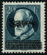 ** N°21a 20p. Bleu-vert, Surcahrge Double - TB - Sonstige & Ohne Zuordnung