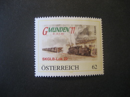 Österreich- Pers.BM** Gmunden 11 SKGLB-Lok 22 Postfrisch - Personalisierte Briefmarken