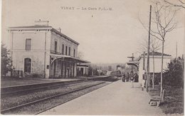 VINAY : La Gare P-L-M . - Vinay
