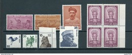 India Lot Stamps MNH+MH/Postfris+Ongebruikt/Neuf Sans+avec Charniere(D-25) - Collections, Lots & Series