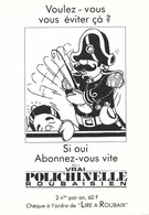 Marionnettes Guignol Et Gendarme Frappeur Polichinelle Roubais Format 10/15 - Other & Unclassified