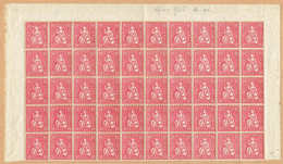 ** PLANCHE 50xTIMBRES DE COLLECTIONS NEUFS AVEC GOMME 1881 PAPIER MELE C/.S.B.K. Nr:46. Y&TELLIER Nr:51. MICHEL Nr:38.** - Unused Stamps