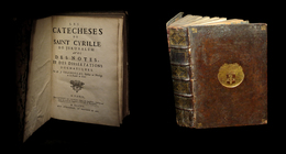 [Reliure Aux Armes MAZARIN THEOLOGIE] GRANCOLAS (Jean) - Les Catéchèses De Saint Cyrille De Jérusalem. - 1701-1800