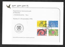 1996 SUISSE HELVETIA VERONAFIL 96 - Sonstige & Ohne Zuordnung