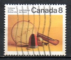 CANADA. N°561 Oblitéré De 1975. Indiens Du Nord. - Indiens D'Amérique