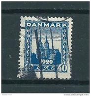 1920 Denmark Roskilde 40 Ore Used/gebruikt/oblitere - Used Stamps