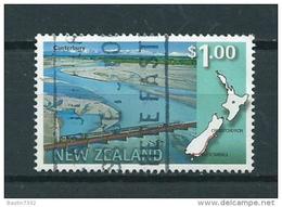 1997 New Zealand $1.00 Railways,trains,zug Used/gebruikt/oblitere - Used Stamps