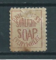 New Zealand Sunlight Soap Roestplek/tache De Rouille/stockfleck/stainspot Mint Hinged/Ongebruikt/Neuf Avec Charniere - Unused Stamps