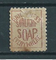 New Zealand Sunlight Soap Roestplek/tache De Rouille/stockfleck/stainspot Mint Hinged/Ongebruikt/Neuf Avec Charniere - Nuevos