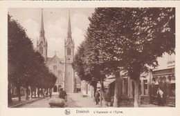 Luxembourg, Diekirch, L'esplanade Et L'Eglise (pk68272) - Diekirch