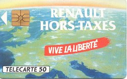 Télécarte Privée Renault Hors Taxe 5000 Ex., 12/90 - Automobili