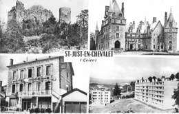 ** Lot De 2 Cartes ** 42 - ST JUST EN CHEVALET : De - CPSM Photo  Village ( 1.150 H ) Dentelée Grand Format CPA - Loire - Other & Unclassified