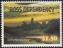 Ross Dependency 1999 MNH Sc L59 $1.50 Evening Light, Ross Island - Ungebraucht