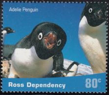 Ross Dependency 2001 MNH Sc L68 80c Adelie Penguins - Unused Stamps